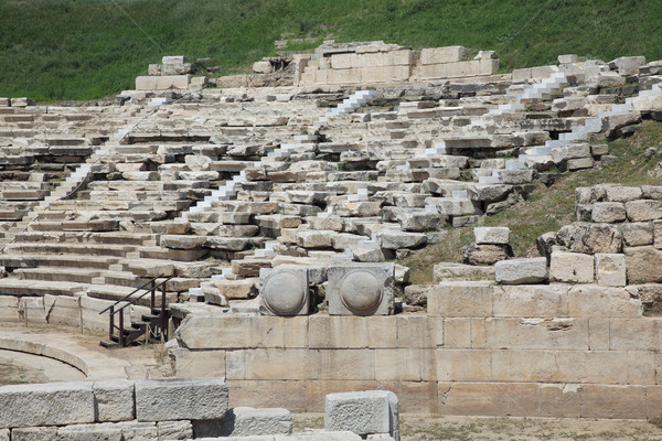 Ancient theatre in Larissa Grece Stock photo © simazoran