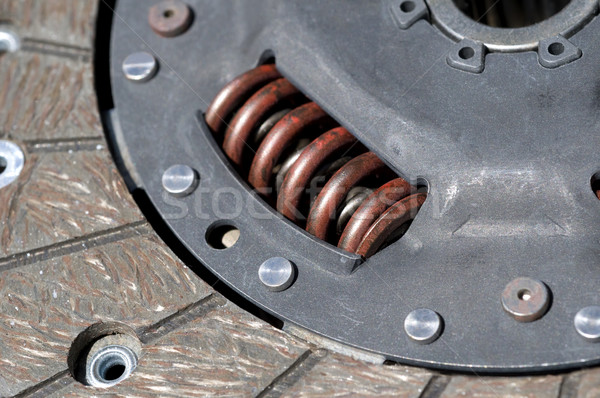 Koppeling sluiten auto selectieve aandacht voorjaar staal Stockfoto © simazoran
