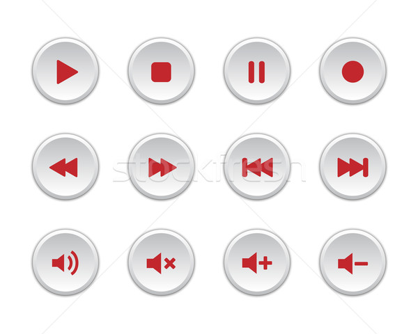 Media player buttons Stock photo © simo988