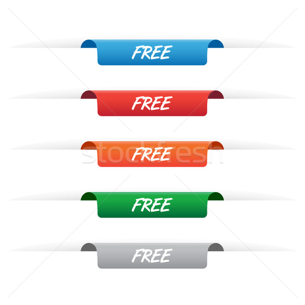 Free sale paper tag labels Stock photo © simo988