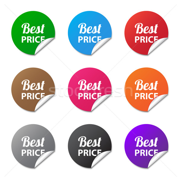 Best price stickers Stock photo © simo988