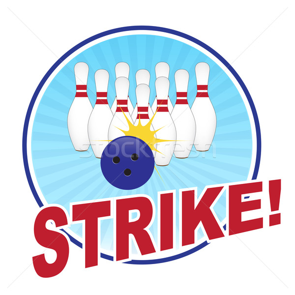 Bowling logo Stock photo © simo988