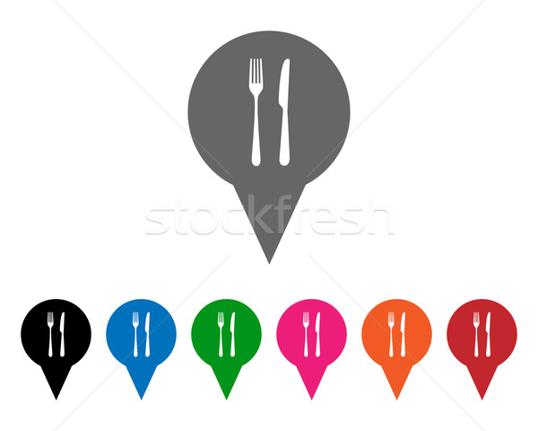 餐廳 顏色 食品 因特網 橙 商業照片 © simo988