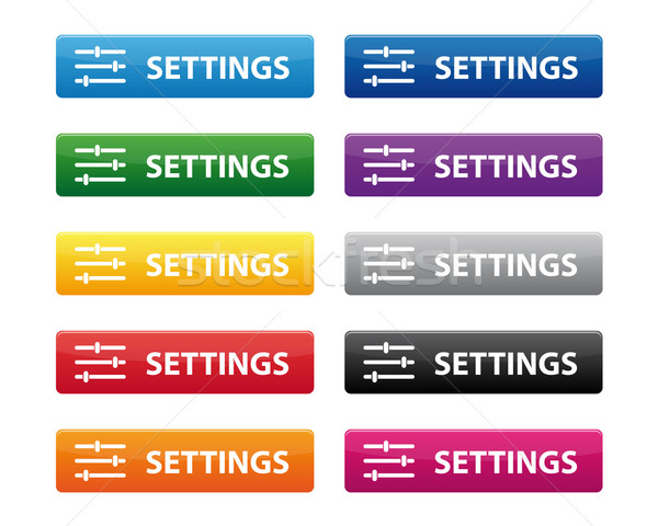 Settings buttons Stock photo © simo988