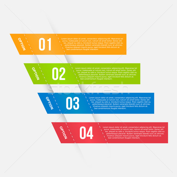 Infografía plantilla banners colorido negocios Internet Foto stock © simo988