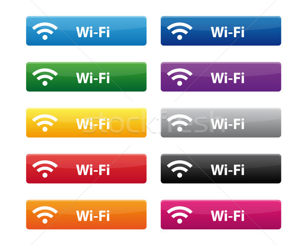 Wi-Fi buttons Stock photo © simo988
