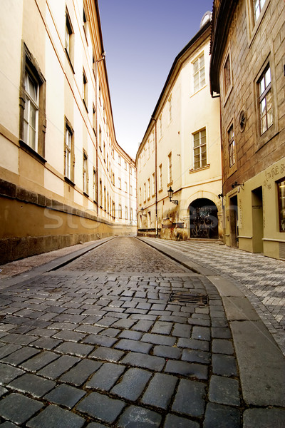 Quaint Street Prague Stock photo © SimpleFoto