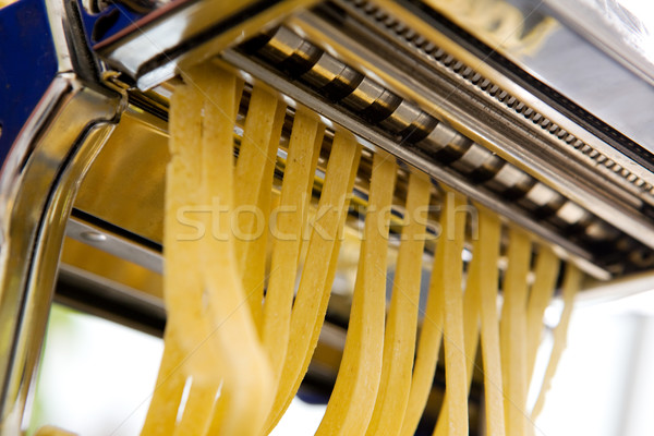 Homemade Pasta Fettuccine Detail Stock photo © SimpleFoto