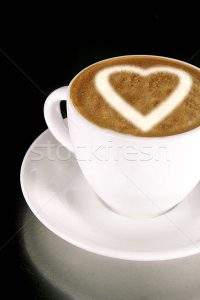 Heart on Coffee Stock photo © SimpleFoto