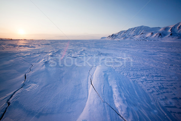 Frozen Ice Landscape Stock photo © SimpleFoto