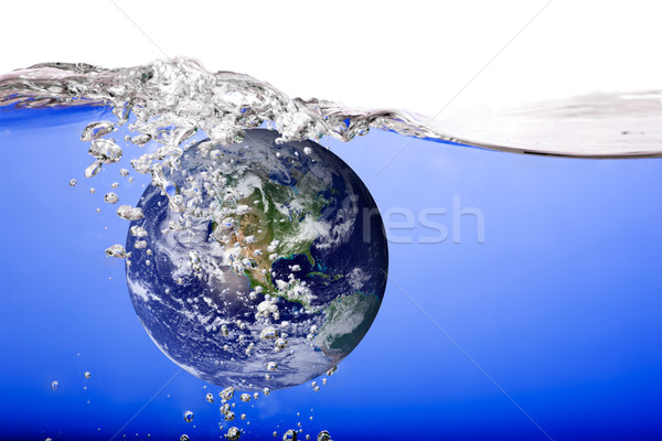 Foto stock: Mundo · mundo · agua · burbujas · textura