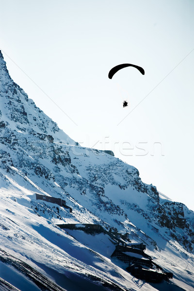 Paraglider over Mountain Stock photo © SimpleFoto