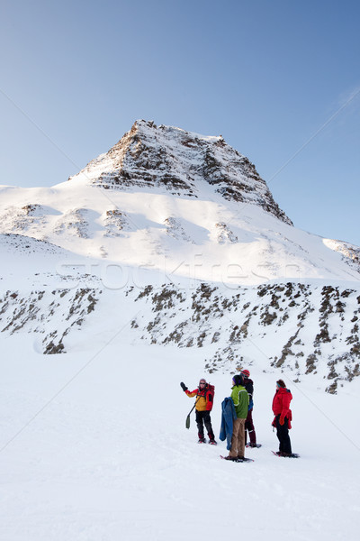 Winter Trek Guide Stock photo © SimpleFoto