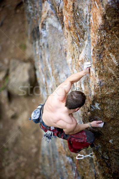 Male Rock Climber Stock photo © SimpleFoto