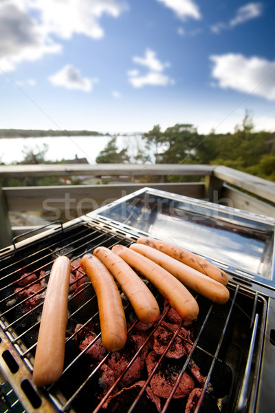 Hotdog BBQ Stock photo © SimpleFoto