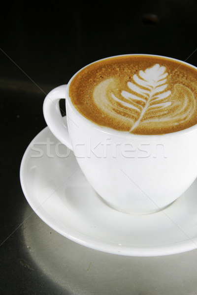 Cappuccino Latte Art Stock photo © SimpleFoto