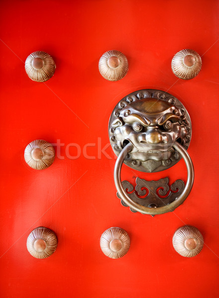 Templo detalle dragón puerta Foto stock © SimpleFoto