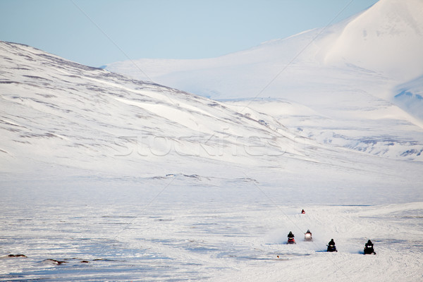 Snowmobile in Svalbard Stock photo © SimpleFoto