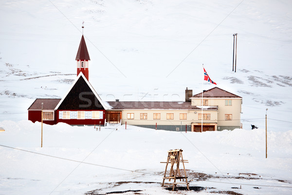 église bâtiment de l'église île maison ville paysage [[stock_photo]] © SimpleFoto