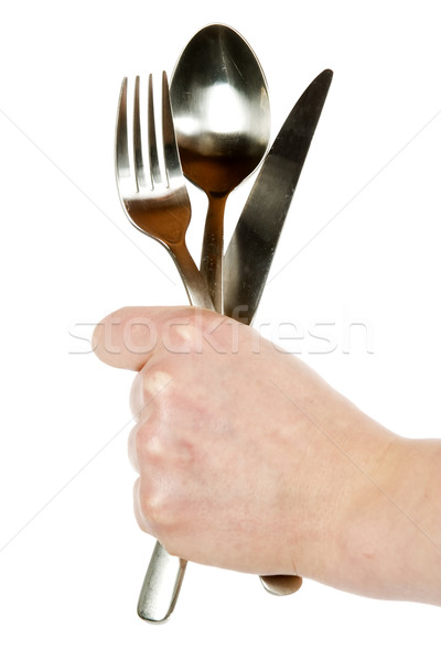 Knife, Fork and Spoon Stock photo © SimpleFoto