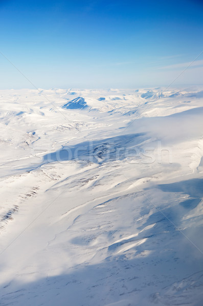 Aerial of Svalbard Stock photo © SimpleFoto
