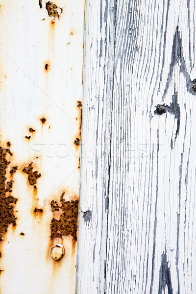 Rust and Wood Stock photo © SimpleFoto