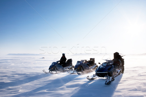 Snowmobile Winter Stock photo © SimpleFoto