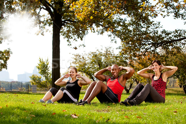 Park Exercise Stock photo © SimpleFoto