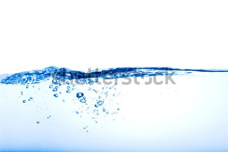 Foto stock: Burbujas · olas · azul · agua · ola · blanco