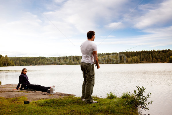 Fishing Man Stock photo © SimpleFoto