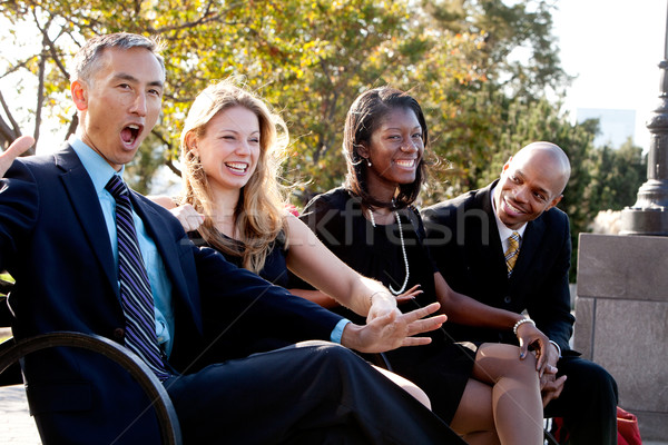 Stock photo: Fun Business Joke