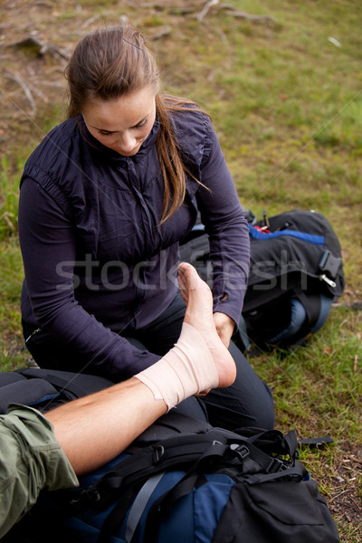 Ankle Tensor Bandage Stock photo © SimpleFoto