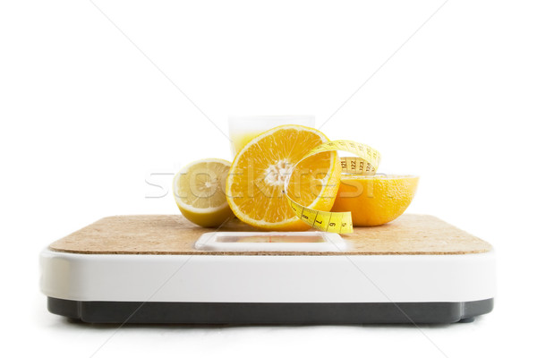 健康生活 新鮮水果 果汁 浴室秤 食品 喝 商業照片 © SimpleFoto