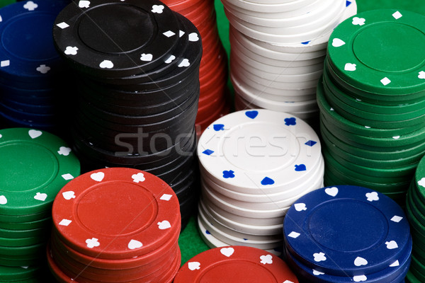 Stock photo: Poker Chips Stack