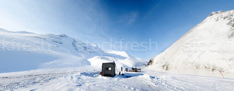 Stock photo: Winter Base Camp