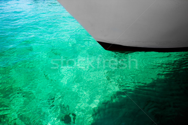 綠色 水 抽象 船 海 海洋 商業照片 © SimpleFoto
