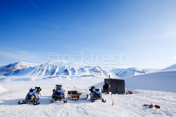 Winter Base Camp Stock photo © SimpleFoto