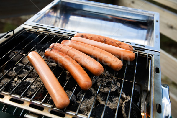 Hotdog Grill Stock photo © SimpleFoto