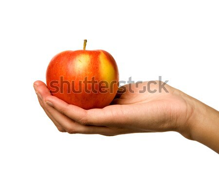 Stock photo: Apple in Hand