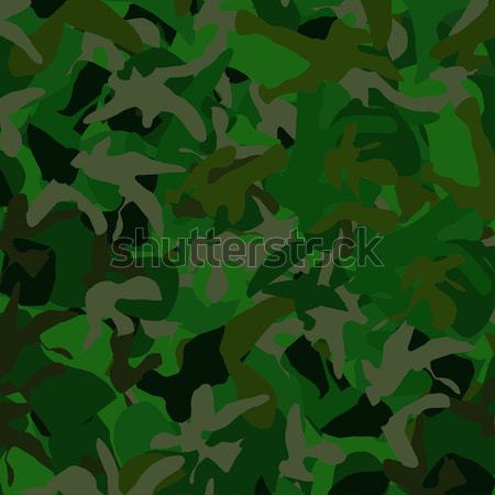 Stock photo: Blue Green Camouflage 