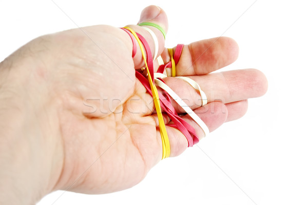 Rubber Band Tangle Stock photo © SimpleFoto