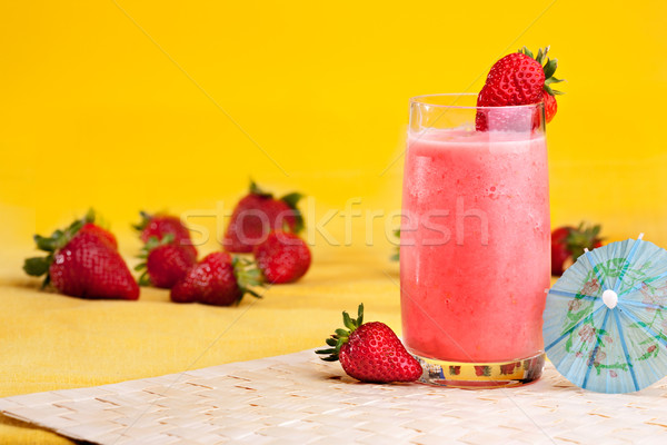 Stock photo: Strawberry Summer Drink