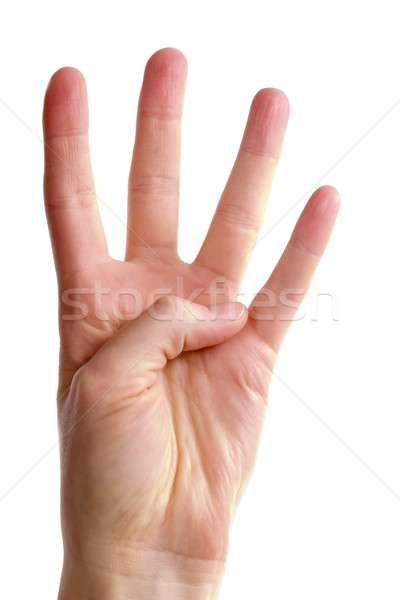 Four Fingers Stock photo © SimpleFoto