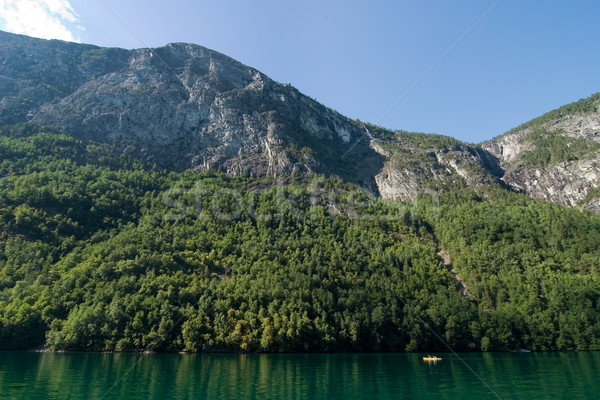 Norvegia scenic cer apă natură Imagine de stoc © SimpleFoto