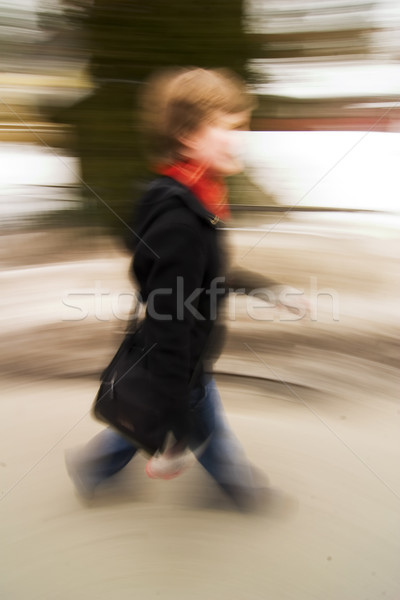 Fin résumé personne marche dépêchez [[stock_photo]] © SimpleFoto