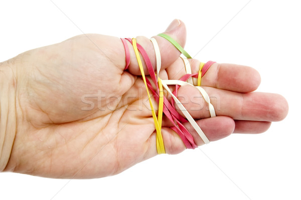 Rubber Band Tangle Stock photo © SimpleFoto