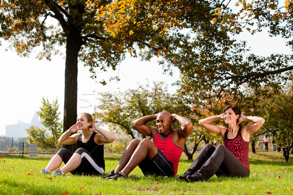 Park Exercise Stock photo © SimpleFoto