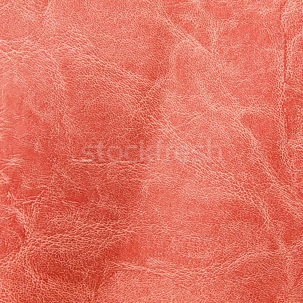 Rot getragen Leder Textur abstrakten Hintergrund Stock foto © simpson33