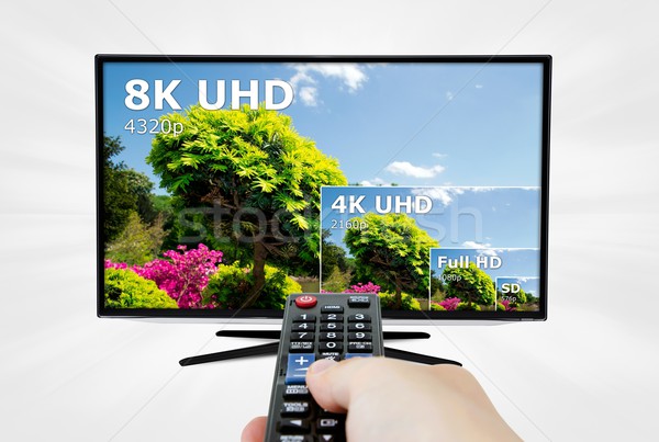 Tv hd televizyon karar teknoloji dizayn Stok fotoğraf © simpson33