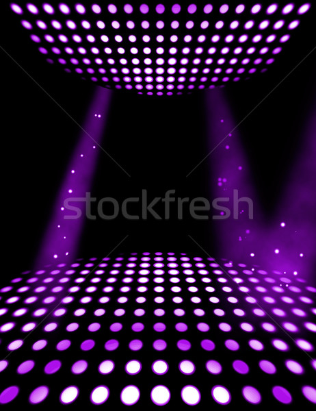 Ringul de dans discotecă poster petrecere proiect Imagine de stoc © simpson33